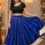  Long Flair Chaniya Skirt for Navratri & Garba  Free Size (upto XL)
