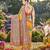 Women mustard yellow & green banarasi jacquard woven silk blend festive saree