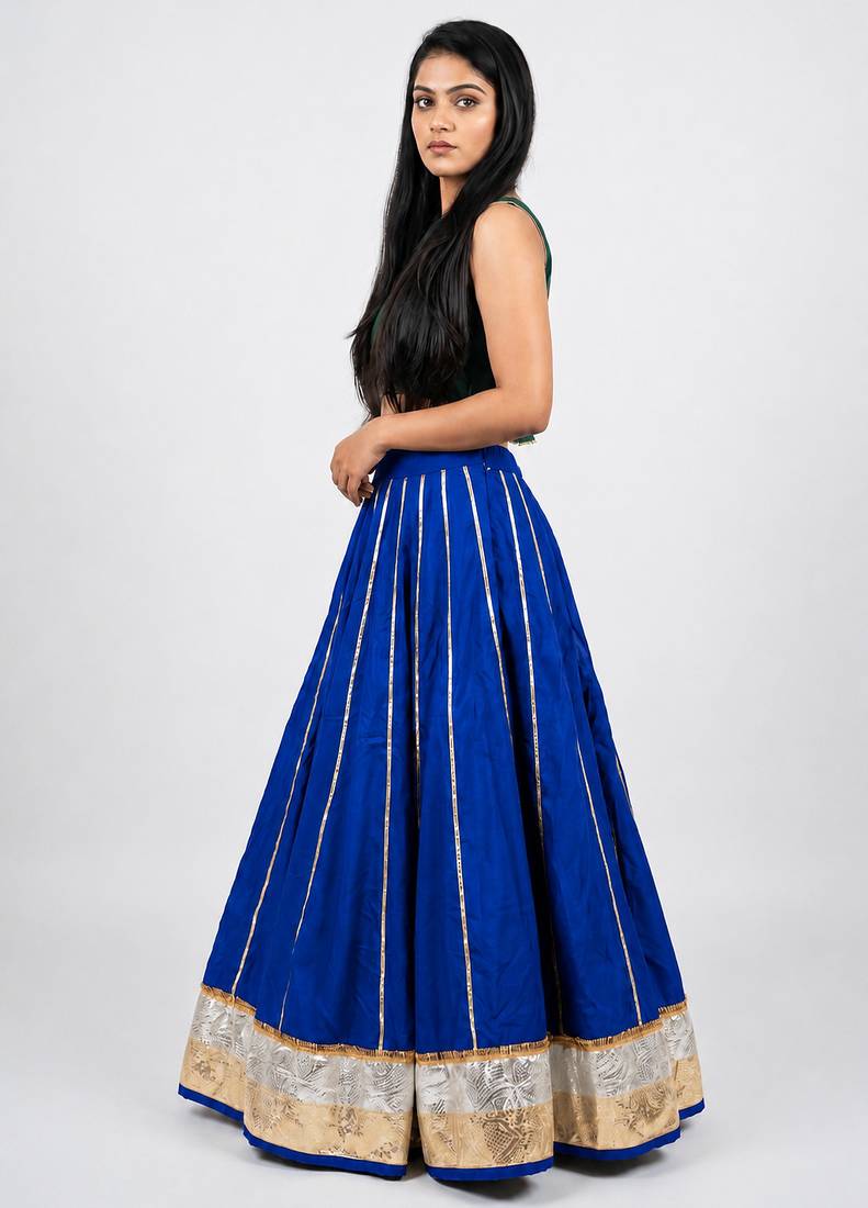  Long Flair Chaniya Skirt for Navratri & Garba  Free Size (upto XL)