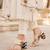 cream floral embroidered block heels