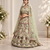 light green color Coding Sequins Work With Cancan net Lehenga Choli set
