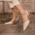 rose gold pearl embellished kitten heels