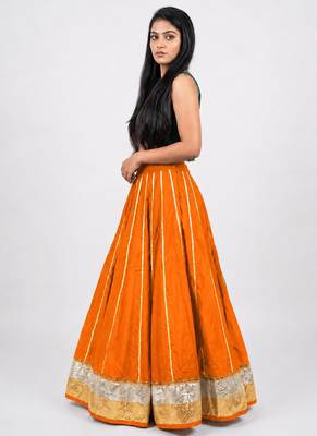  Long Flair Chaniya Skirt for Navratri & Garba  Free Size (upto XL) 3