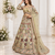  cream color Coding Sequins Work With Cancan net Lehenga Choli set