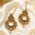 Diya Floral Premium Kundan Earrings