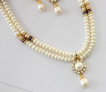 Real Pearls Double String Pearls Set  1