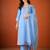 Women's Gorgeous Embroidery Viscose Silk Fabric Straight Kurta Pant and Dupatta Set