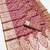 Onion pink  soft banarasi silk blend  saree with self weaving design zari weaving pallu and blouse
