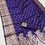 Violet soft banarasi silk blend  saree with self weaving design zari weaving pallu and blouse