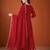 Women's Beautiful Embroidery Work Vichitra Silk Fabric Straight Kurta Sharara and Dupatta Set