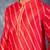 red dupion kurta dhoti  set for men with embroidered work