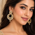 Aabha Crescent Kundan Earrings