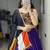 PURPLE RAYON COTTON EMBROIDERY NAVRATRI CHANIYA CHOLI- full stitched free size