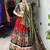 MULTICOLOR  DHOLA SILK EMBROIDERY  SEMI STICHED NAVRATRI CHANIYA CHOLI