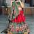RED DHOLA SILK EMBROIDERY NAVRATRI CHANIYA CHOLI- full stitched free size