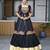 BLACK RAYON COTTON EMBROIDERY NAVRATRI TOP CHANIYA CHOLI- full stitched free size