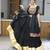 BLACK RAYON COTTON EMBROIDERY NAVRATRI TOP CHANIYA CHOLI- full stitched free size