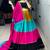 MULTI COLOR RAYON COTTON EMBROIDERY NAVRATRI TOP CHANIYA CHOLI- full stitched free size