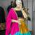 MULTI COLOR RAYON COTTON EMBROIDERY NAVRATRI TOP CHANIYA CHOLI- full stitched free size