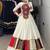 OFF WHITE RAYON COTTON EMBROIDERY NAVRATRI TOP CHANIYA CHOLI- full stitched free size