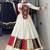 OFF WHITE RAYON COTTON EMBROIDERY NAVRATRI TOP CHANIYA CHOLI- full stitched free size