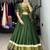 MEHNDI RAYON COTTON EMBROIDERY NAVRATRI TOP CHANIYA CHOLI- full stitched free size