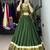 MEHNDI RAYON COTTON EMBROIDERY NAVRATRI TOP CHANIYA CHOLI- full stitched free size