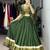 MEHNDI RAYON COTTON EMBROIDERY NAVRATRI TOP CHANIYA CHOLI- full stitched free size