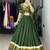 MEHNDI RAYON COTTON EMBROIDERY NAVRATRI TOP CHANIYA CHOLI- full stitched free size