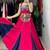 GAJARI NAVY BLUE RAYON COTTON EMBROIDERY NAVRATRI TOP CHANIYA CHOLI- full stitched free size