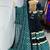 GREEN BLACK RAYON COTTON EMBROIDERY NAVRATRI TOP CHANIYA CHOLI- full stitched free size
