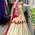 CREAM RAYON COTTON EMBROIDERY NAVRATRI TOP CHANIYA CHOLI- full stitched free size
