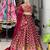 MULTICOLOR  RAYON COTTON EMBROIDERY  SEMI STICHED NAVRATRI CHANIYA CHOLI