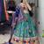 FIROZI SILK EMBROIDERY NAVRATRI CHANIYA CHOLI- full stitched free size