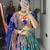 FIROZI SILK EMBROIDERY NAVRATRI CHANIYA CHOLI- full stitched free size