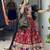 RED SILK EMBROIDERY NAVRATRI CHANIYA CHOLI- full stitched free size