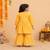 Yellow jaipuri anarkali set
