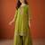 Embroidery Vichitra Silk Fabric Straight Kurta Sharara and Dupatta Set