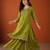 Embroidery Vichitra Silk Fabric Straight Kurta Sharara and Dupatta Set