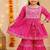 Rani pink jaipuri anarkali set