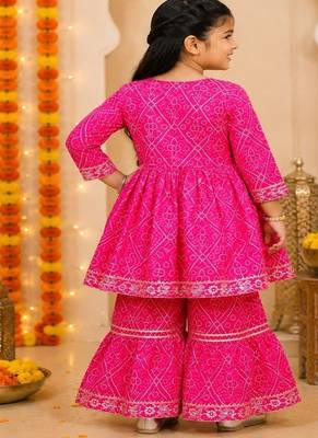 Rani pink jaipuri anarkali set 2