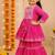Rani pink jaipuri anarkali set