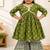 Green block anarkali set