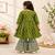 Green block anarkali set