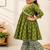 Green block anarkali set