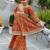 Block print anarkali set