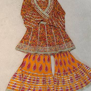 Block print anarkali set 2