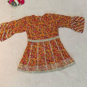 Block print anarkali set 3