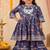 Purple anarkali sharara set