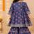 Purple anarkali sharara set